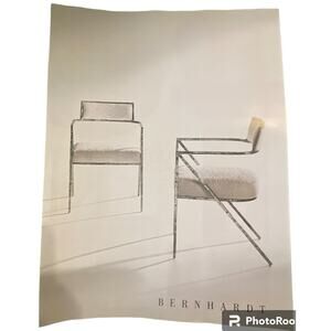 Bernhardt Print Ad Campaign Spring 2024 8x10 Frame Ready Original Magazine